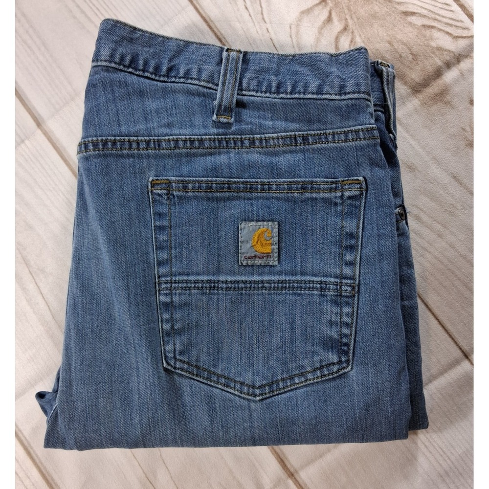 Carhartt Relaxed Fit Jeans Mens 36x32 Medium Wash Denim Workwear W36 L32 Casual